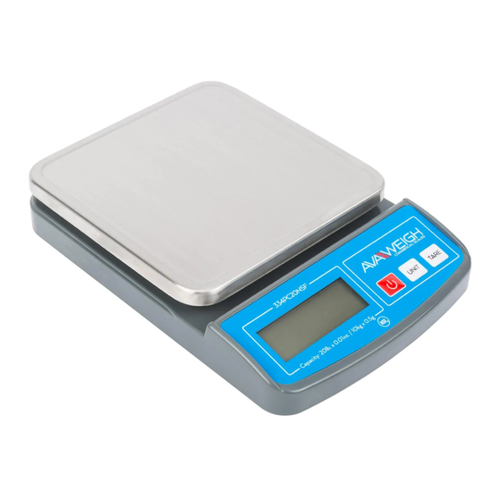 AVA WEIGH 334PC32NSF User Manual