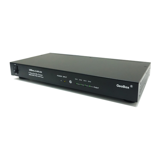 VNS GeoBox G406L User Manual