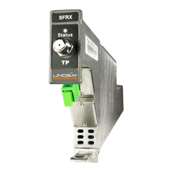 Lindsay Broadband LB-1000-FR Manuals