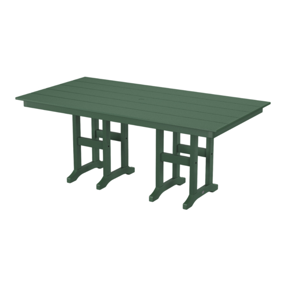 Polywood PWS1195-1 Assembly Instructions Manual