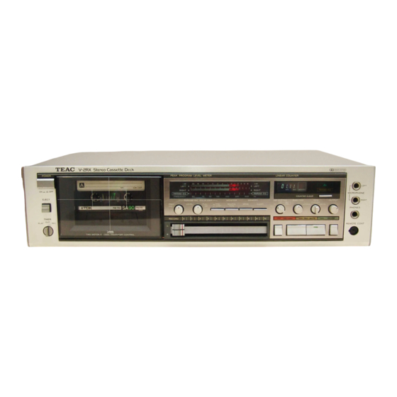 Teac V-2RX Service Manual