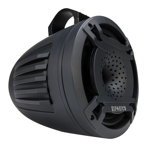 Hifonics TPS-CP80 Quick Start Installation Manual