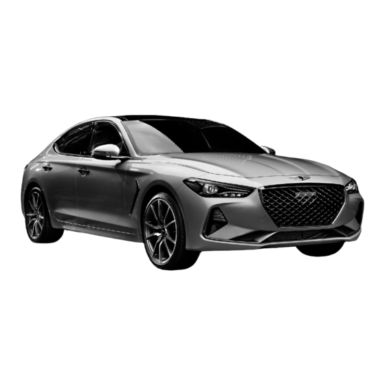 Genesis G70 2019 Getting Started Manual