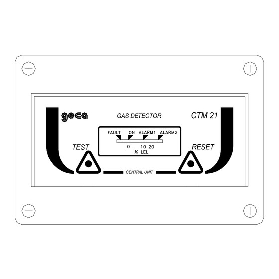 Geca CTM21 User Manual