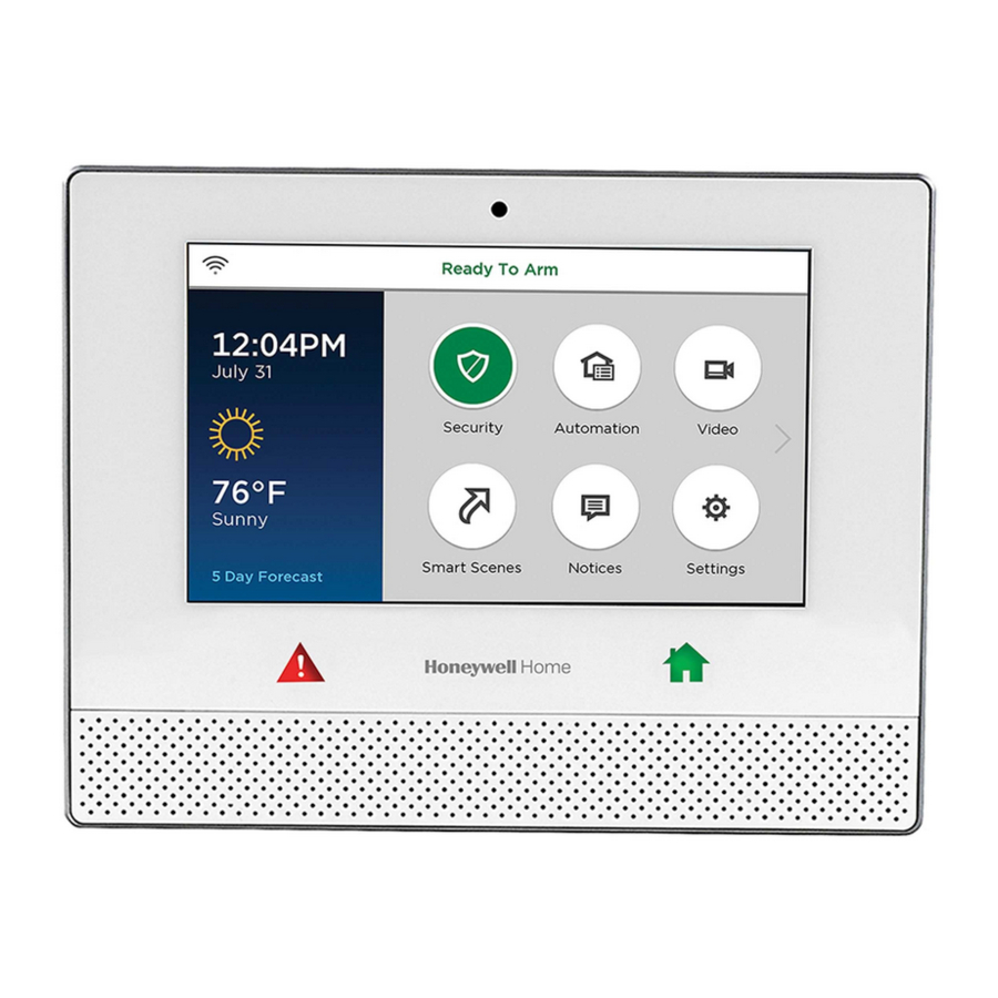 Honeywell Home Lyric Quick User Manual
