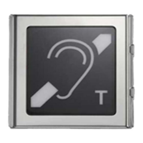 urmet domus SINTHESI STEEL 1158 doorbell Manuals