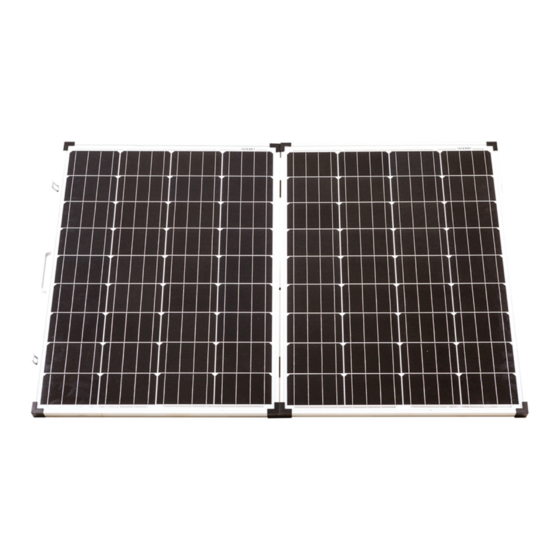Adventure Kings 160W Folding Solar Panel User Manual