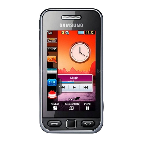 Samsung GT-S5233S User Manual