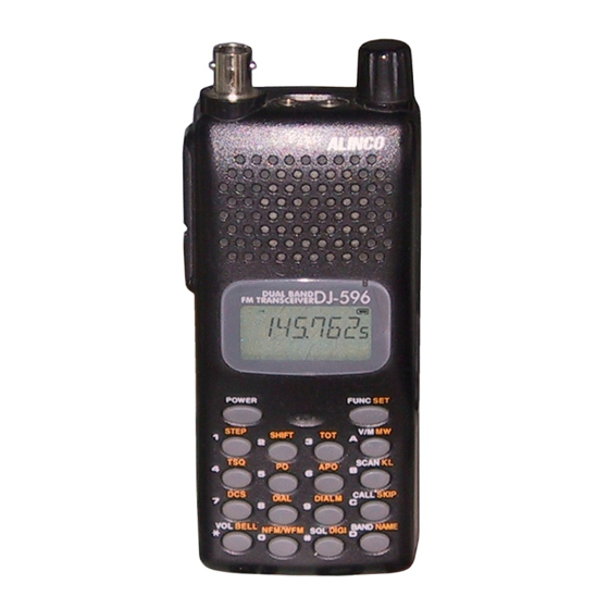 Alinco DJ-596T Service Manual