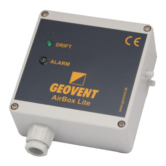 Geovent Airbox Lite Instruction Manual