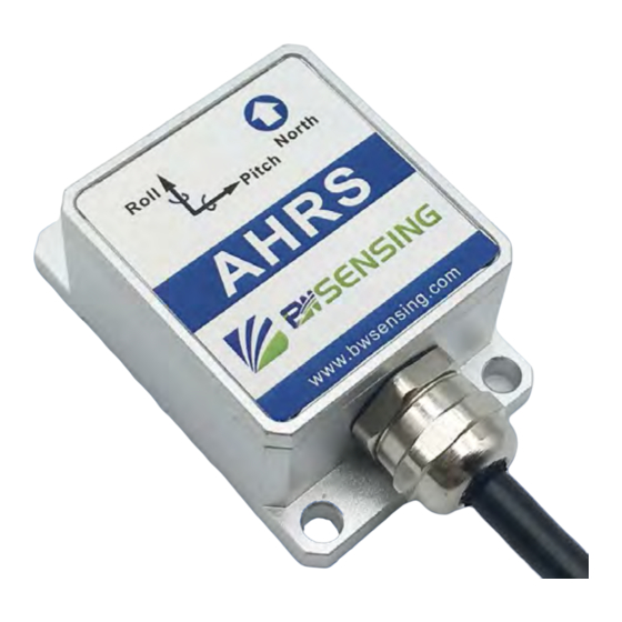 BW SENSING BW-AH125 Series Technical Manual