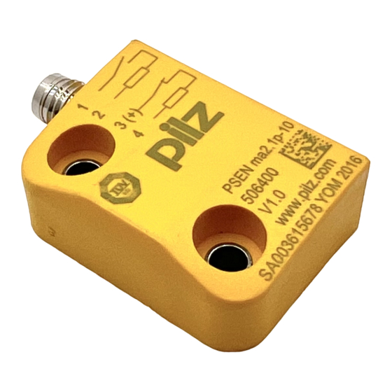 Pilz PSEN ma2.1p-10 Operating Manual