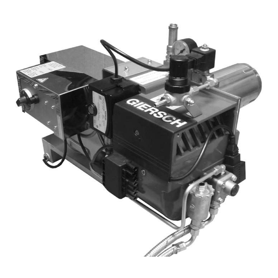 Giersch GU20 Installation Instructions Manual