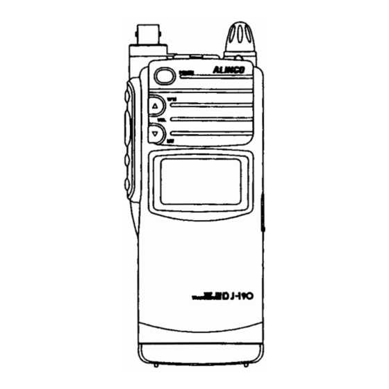 Alinco DJ-190 Instruction Manual
