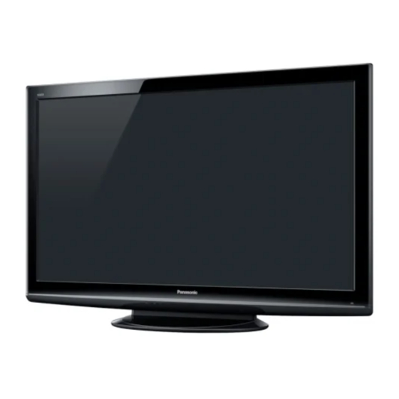 Panasonic Viera TX-P50X10E Operating Instructions Manual