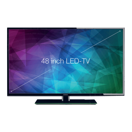 andersson L48510 FHD PVR LED TV Manuals