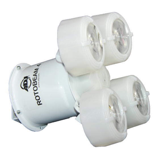 ADJ ROTOBEAM 4 User Instructions