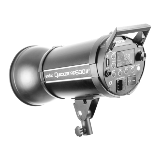 Godox Quicker600IIM Instruction Manual