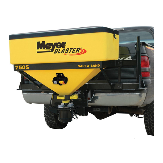 Meyer BLASTER 750 Installation Instructions And Owner's Manual