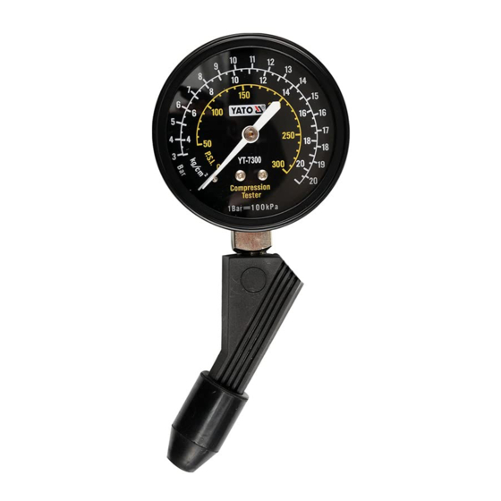 YATO YT-7300 Quick Manual