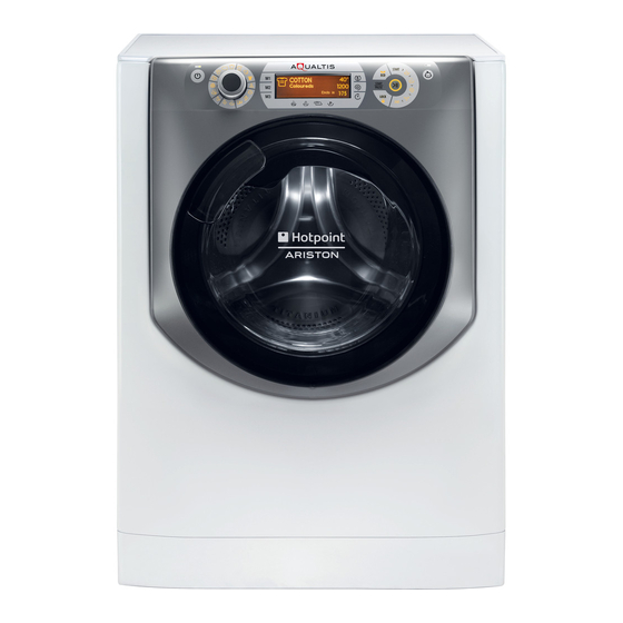 Hotpoint AQUALTIS AQS73D29 Instructions For Installation And Use Manual