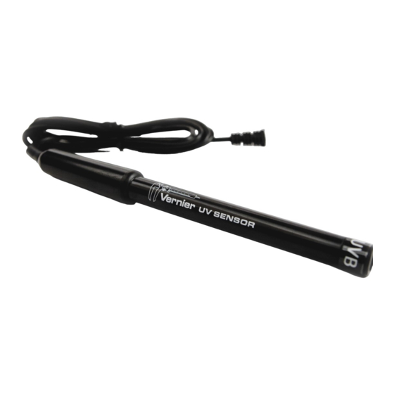 Vernier UVB-BTA Quick Start Manual