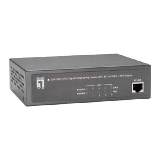 LevelOne GEP-0522v1 Quick Installation Manual