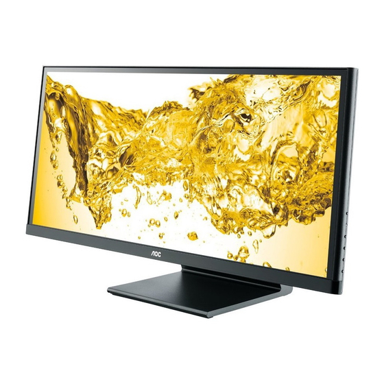 AOC Q2963PM Manual