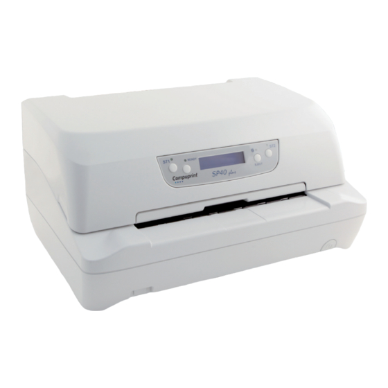 Compuprint SP40plus Quick Reference Manual