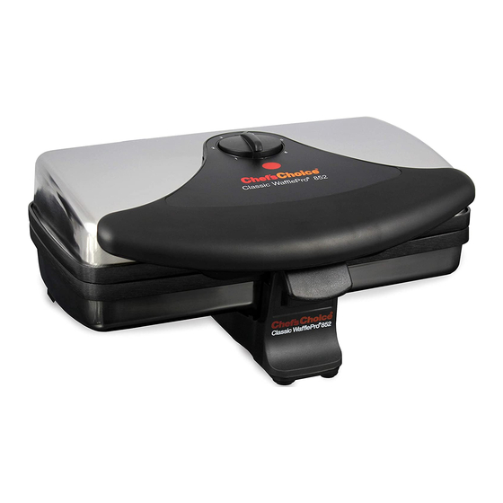 Chef's Choice 852 Classic WafflePro User Manual