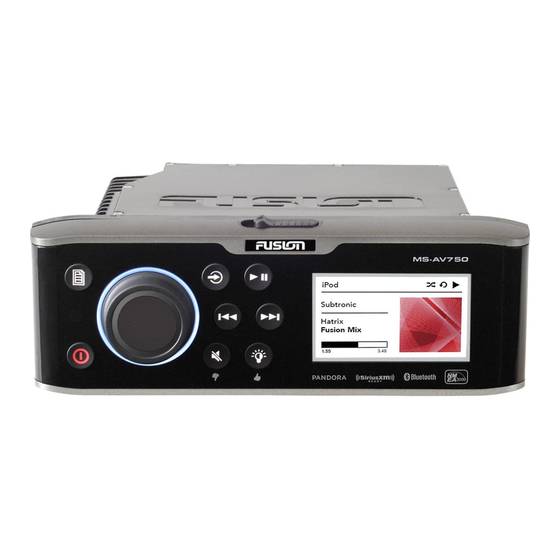 Fusion MS-UD/AV750 Quick Start Manual