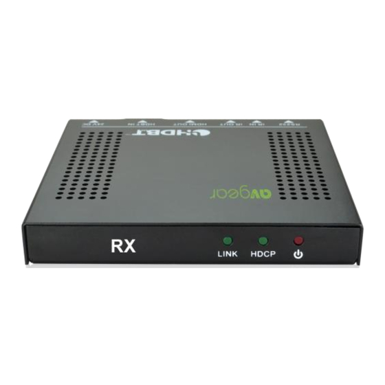 AVGear AVG-HD300SR User Manual