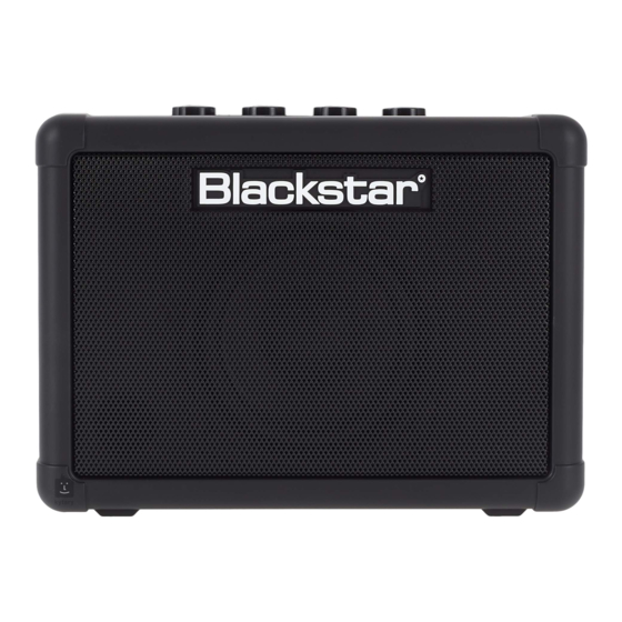 Blackstar Amplification FLY Series Owner's Manual
