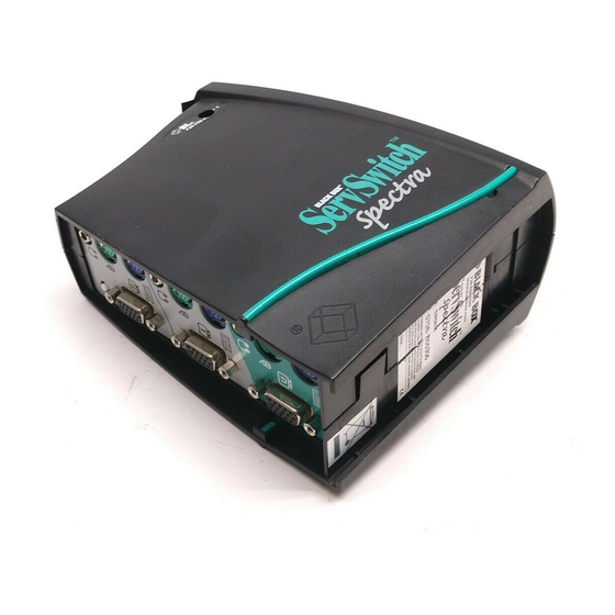 Blackbox SERVSWITCH Series Manual