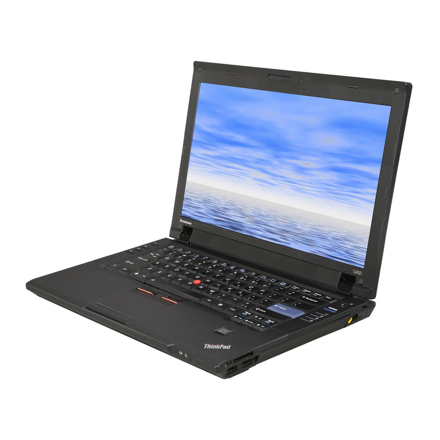 Lenovo ThinkPad L412 Service And Troubleshooting Manual