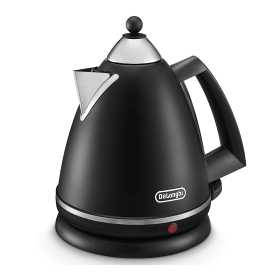 DeLonghi KBX2016BK Quick Start Manual