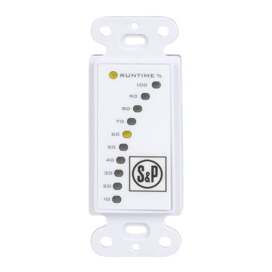 S&P TR300 Installation And Operation Manual