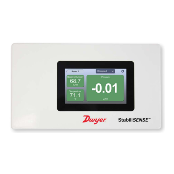 Dwyer Instruments StabiliSENSE RSMC Series Specifications-Installation And Operating Instructions