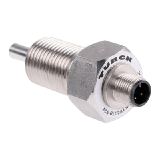 turck FCS-G1/2A4-NAEX/D100 Manual