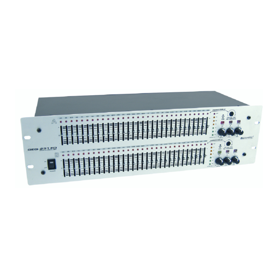 Omnitronic GEQ-231 FD User Manual