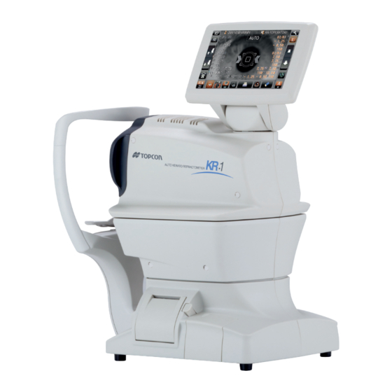 Topcon Healthcare KR-1 Manual