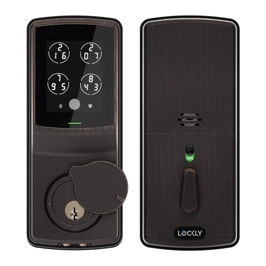 Lockly SECURE, PGD728, PGD728F, PGD728FC - Fingerprint Deadbolt Manual