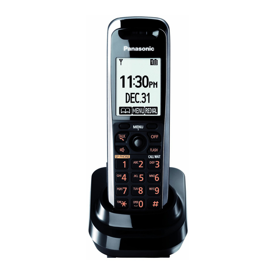 Panasonic TG6440PK - KX - Cordless Phone User Manual