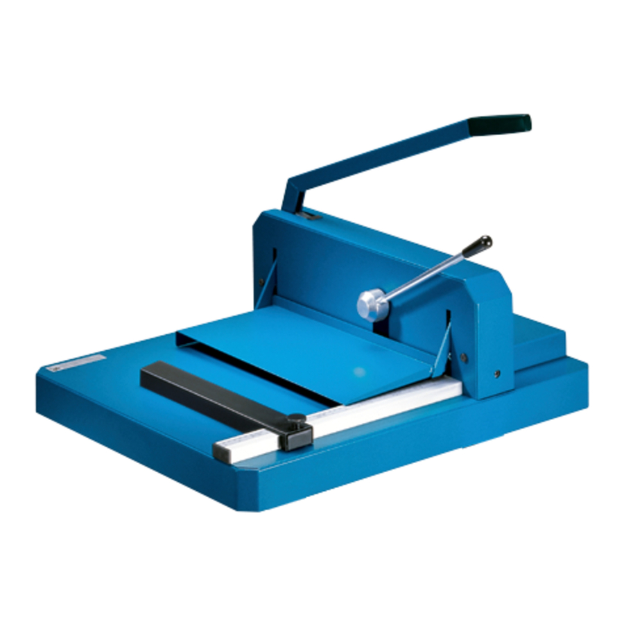 Dahle 842 Operating Instructions Manual