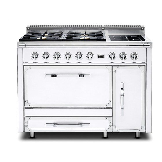 Viking Range Tuscany TVDR4806B Use And Care Manual