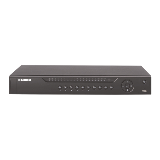 Lorex LNR400 SERIES Instruction Manual