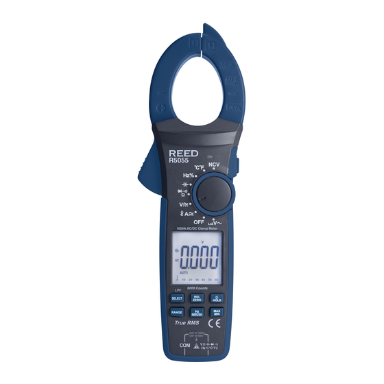 Reed Instruments R5055 Instruction Manual