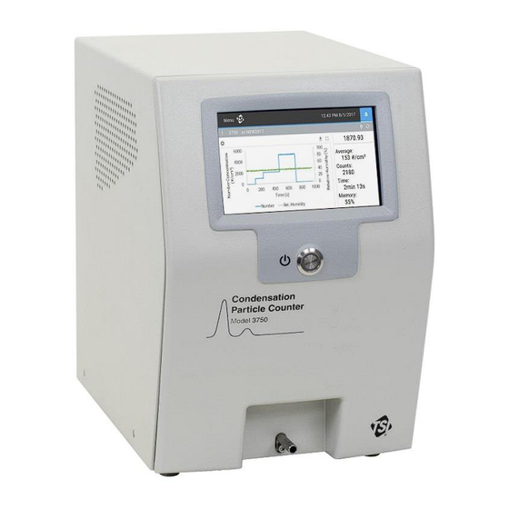 TSI Instruments 3750 Operation Manual