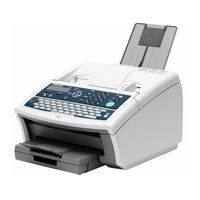 Panasonic UF-6300 Operating Instructions Manual