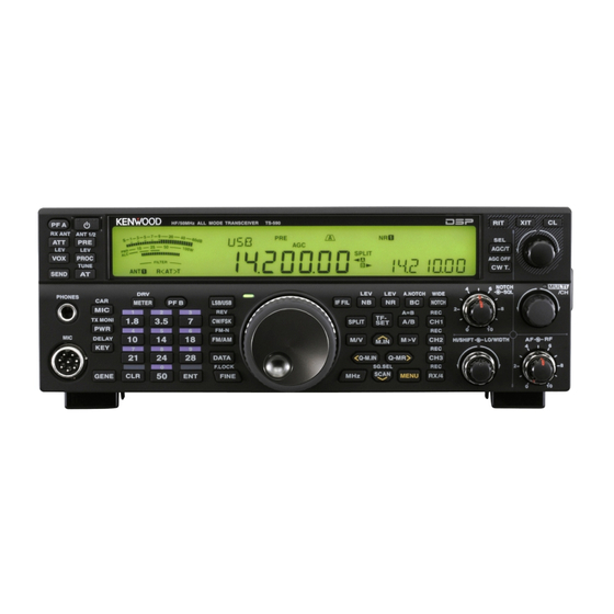 Kenwood 50 MHZ ALL MODE TRANSCEIVER TS-590S User Manual